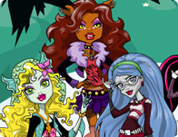 monster high coloring pages robecca steam pet