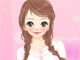 Pink Glitter Doll