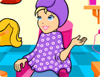 Polly pocket hair salon on sale game