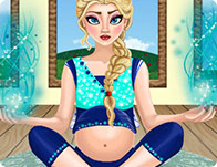 Pregnant Elsa's Yoga Retreat