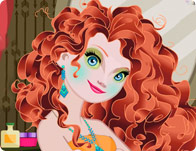 Princess Merida Spa Facial Makeover