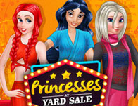Princesses at Yard Sale