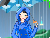 Rainy Days Dressup Game