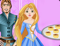 Rapunzel And Flynn Cooking Pizza Buns