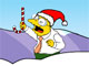 Simpsons Xmas Snow Fight