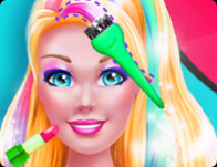 Super Barbie Hair and Make Up