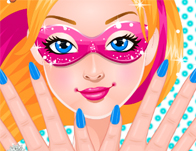 Super Barbie's Manicure