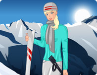 Trendy Ski Girl