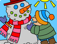Winter Holiday Coloring