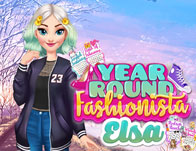 Year Round Fashionista: Elsa - Girl Games