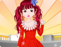 Young Girl Dress Up